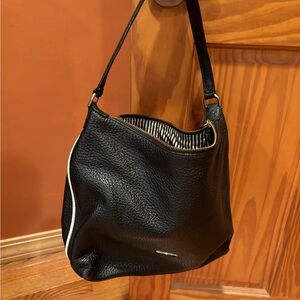 Kate Spade Cobble Hill Ellen Black Leather Crossbody Handbag Adjustable Strap